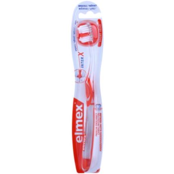 Elmex caries protection interx periuța de dinți cu un cap scurt fin