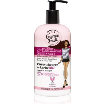 Energie fruit coconut masca 2 in 1 pentru par ondulat si cret