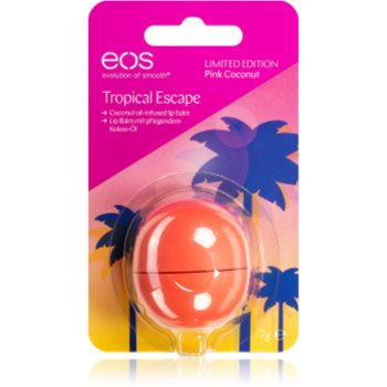 EOS Tropical Escape Pink Coconut balsam de buze