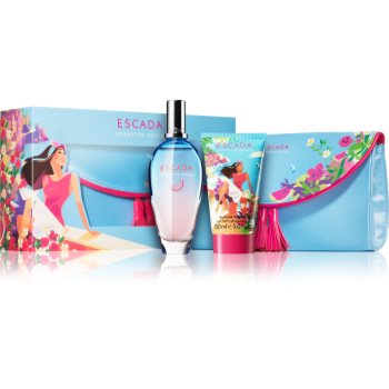 

Escada Sorbetto Rosso подарунковий набір І Туалетна вода 100 ml + Молочко для тіла 150 ml + сумочка