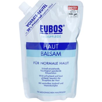 

Eubos Basic Skin Care зволожуючий бальзам для тіла для нормальної шкіри для безконтактного дозатора 400 мл
