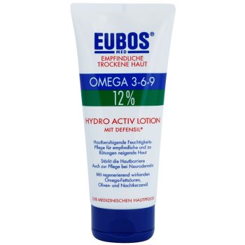 Eubos Sensitive Dry Skin Omega 3-6-9 12% tělový balzám pro posílení ochranné bariéry s dlouhotrvajícím hydratačním účinkem 200 ml