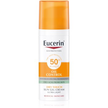 Eucerin Sun Oil Control crema-gel cu efect de protectie a fetei SPF 50+ poza