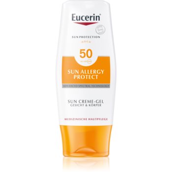 Eucerin Sun Allergy Protect Lotiune protectie gel crema impotriva alergie la soare SPF 50 imagine