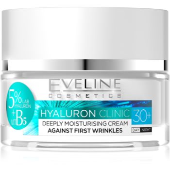 Eveline Cosmetics Hyaluron Clinic Crema hidratanta pentru zi si noapte 30+