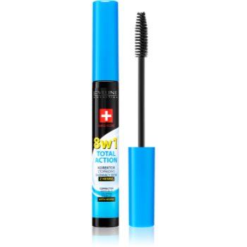 Eveline cosmetics total action corector cu henna pentru sprâncene 8 in 1