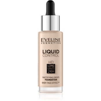 Eveline cosmetics liquid control fond de ten lichid pipeta