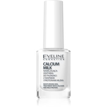 Eveline cosmetics nail therapy professional tratament de îngrijire a unghiilor cu calciu și proteine din lapte