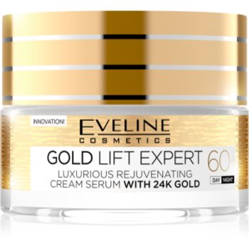 Eveline cosmetics gold lift expert crema de zi si noapte 60+ cu efect de intinerire