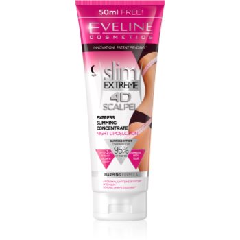 Eveline cosmetics slim extreme 4d scalpel ser de noapte super concentrat cu efect de încălzire