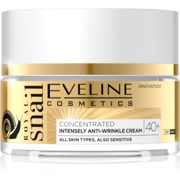 Eveline cosmetics royal snail crema anti-rid de zi si de noapte 40+