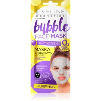 Eveline cosmetics bubble mask mască cu efect de curățare
