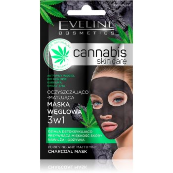 Eveline Cosmetics Cannabis masca facialã pentru curatarea tenului poza