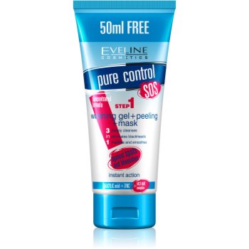 Eveline cosmetics pure control gel de curatare 3 in 1