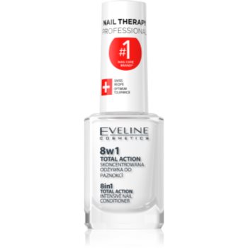 Eveline Cosmetics Nail Therapy balsam pentru unghii 8 in 1 poza