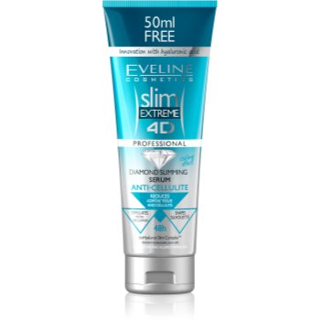 Eveline Cosmetics Slim Extreme zeštíhlující a zpevňující sérum proti celulitidě s kyselinou hyaluronovou 250 ml