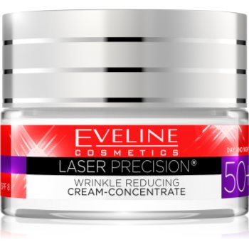 Eveline cosmetics laser precision crema anti-rid de zi si de noapte 50+