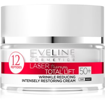 Eveline Cosmetics Laser Therapy Total Lift denní i noční protivráskový krém 50+ 50 ml