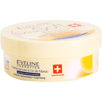 Eveline cosmetics soft. Eveline Cosmetics Extra Soft Kremi. Крем Eveline 200 мл Cosmetics мультифункциональный. Эвелин золотой крем для тела. Эвелин косметика чья.