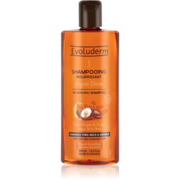 

Evoluderm Argan Divin поживний шампунь з марокканською аргановою олійкою для сухого або пошкодженого волосся 400 мл