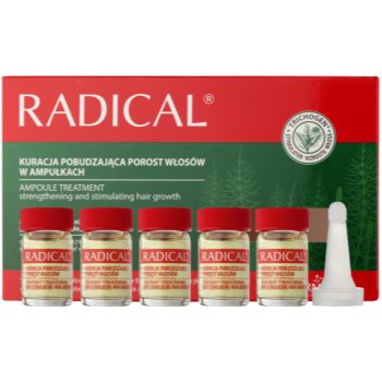 

Farmona Radical Hair Loss зміцнююча сироватка для росту та зміцнення волосся від корінців до самих кінчиків 5 x 5 мл