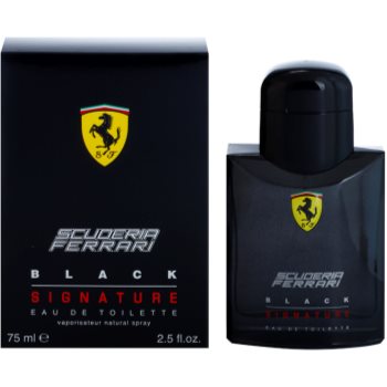 Ferrari Scuderia Ferrari Black Signature eau de toilette pentru barbati 75 ml