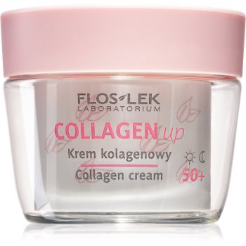 FlosLek Laboratorium Collagen Up crema anti-rid de zi si de noapte 50+ imagine