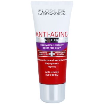 FlosLek Laboratorium Anti-Aging Hyaluronic Therapy regenerační oční krém s vyhlazujícím efektem 30 ml