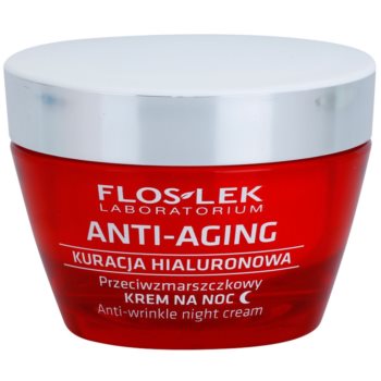 FlosLek Laboratorium Anti-Aging Hyaluronic Therapy crema de noapte hidratanta cu efect antirid imagine