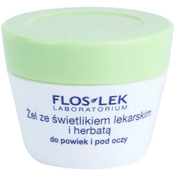 FlosLek Laboratorium Eye Care Gel pentru jurul ochilor cu un luminator ?i ceai verde imagine
