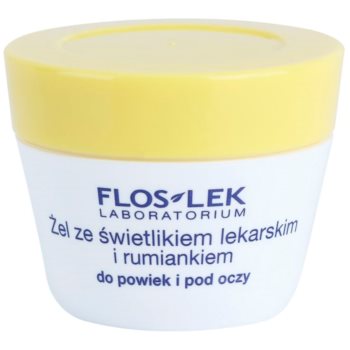 FlosLek Laboratorium Eye Care Gel pentru jurul ochilor cu un luminator ?i mu?e?el imagine