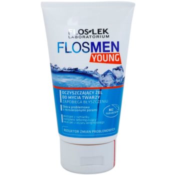 FlosLek Laboratorium FlosMen Young gel matifiant de curatare