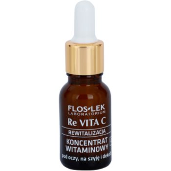 Floslek laboratorium re vita c 40+ vitamina concentrata pentru zona ochilor, gatului si decolteului