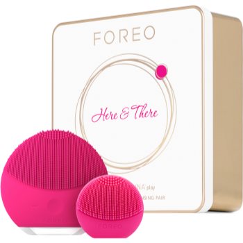 FOREO Gift Set Here & There set cosmetice I. (perfecta pentru curatare)