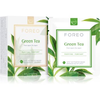 Foreo farm to face green tea masca pentru fata cu efect catifelant si revigorant