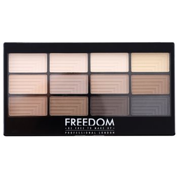 Freedom pro 12 audacious mattes paleta farduri de ochi cu aplicator