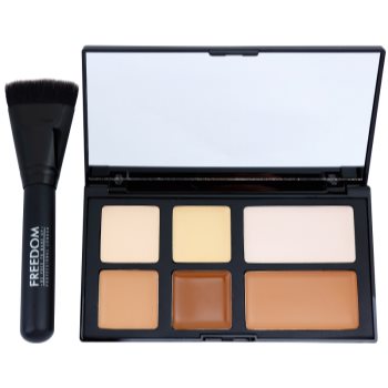 

Freedom Pro Cream Strobe палетка для контурування зі щіточкою 10 гр