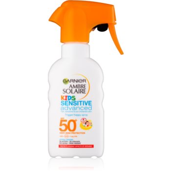 Garnier Ambre Solaire Sensitive Advanced spray protector pentru copii SPF 50+ poza