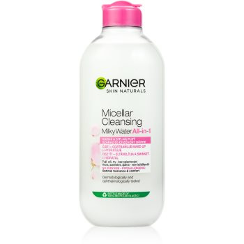 Garnier Skin Naturals apă micelară care conține lapte hidratant pentru piele uscata si sensibila