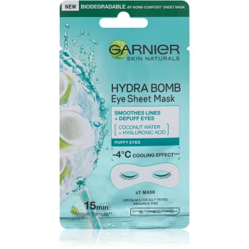 Garnier skin naturals moisture+ smoothness mască pentru ochi, cu efect de netezire