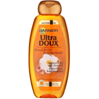 

Garnier Ultra Doux поживний шампунь для сухого та грубого волосся 400 мл