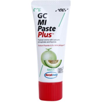 Gc mi paste plus melon crema protectoare de remineralizare pentru dinți sensibili cu flor