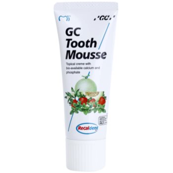 Gc tooth mousse vanilla crema protectoare de remineralizare pentru dinți sensibili fara flor