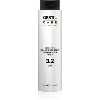 Gestil care masca de restructurare pentru par uscat