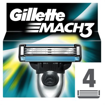 Gillette Mach 3 Spare Blades rezerva Lama