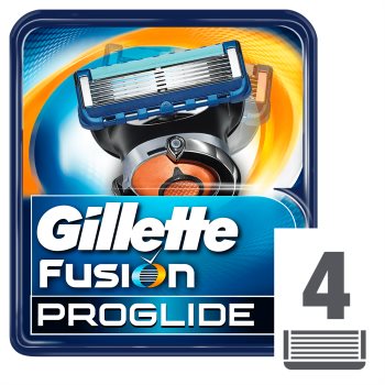 Gillette Fusion Proglide náhradní břity 4 ks