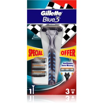 Gillette Blue 3 aparat de ras rezerva lama 3 pc imagine