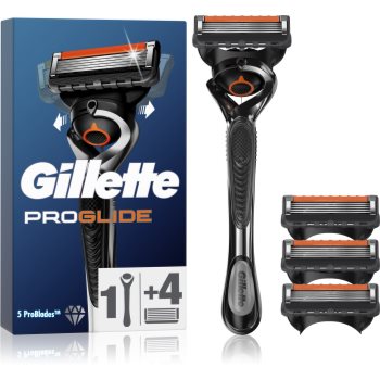Gillette fusion5 proglide aparat de ras + rezervă lame