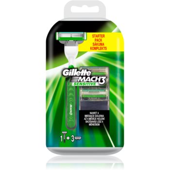 Gillette Mach3 Sensitive aparat de ras rezerva lama 3 pc