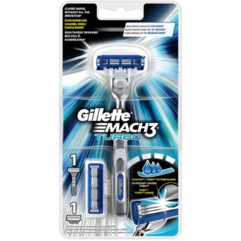 Gillette Mach 3 Turbo aparat de ras rezerva lama 1 pc